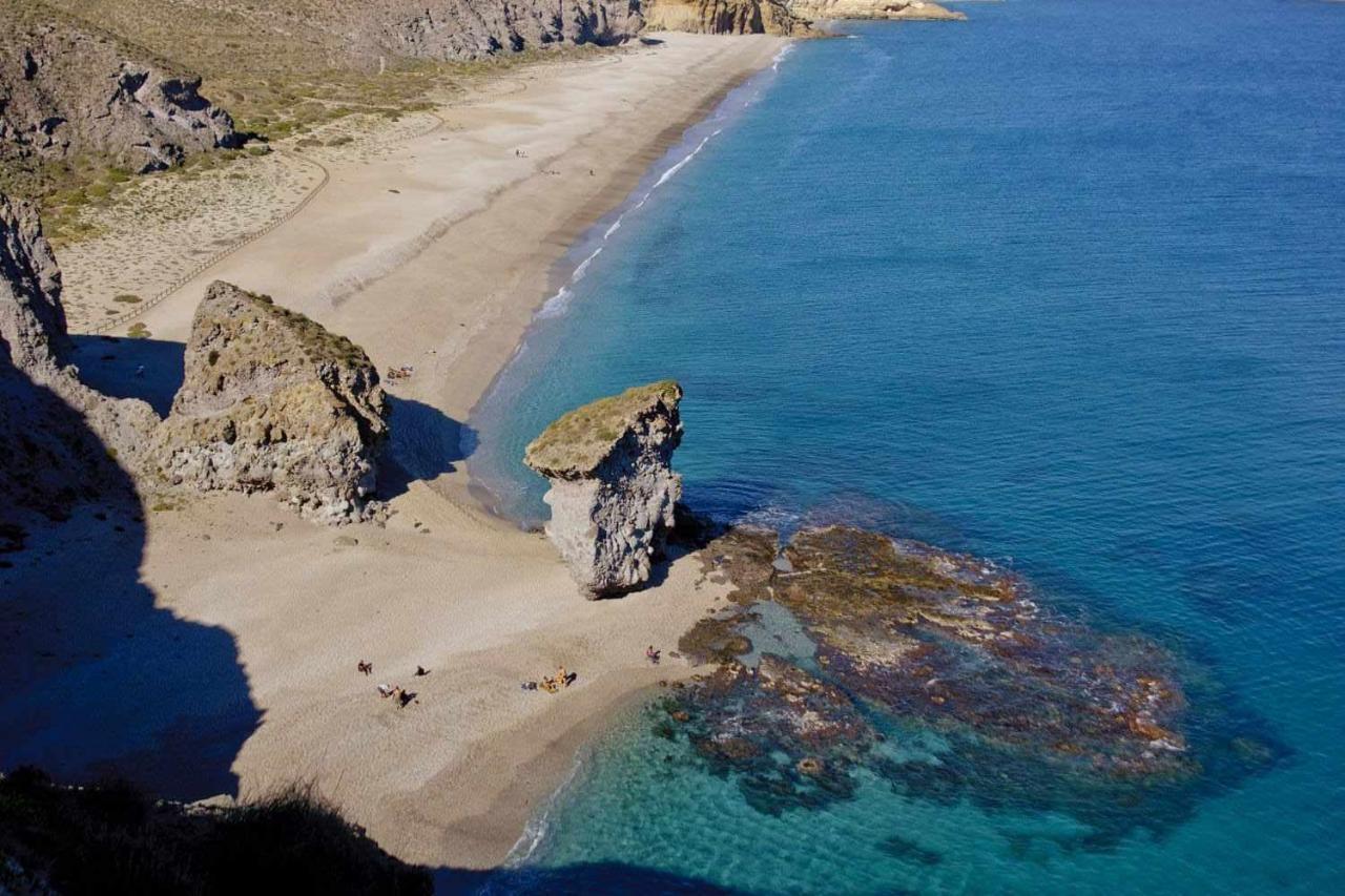 Las Marinicas Primera Linea De La Playa Carboneras Buitenkant foto